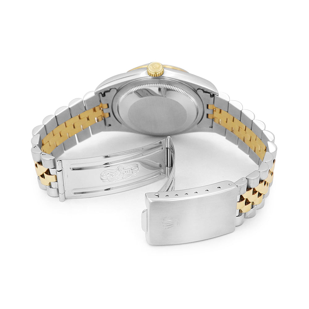 36mm Rolex Datejust Watch Champagne Dial 16233