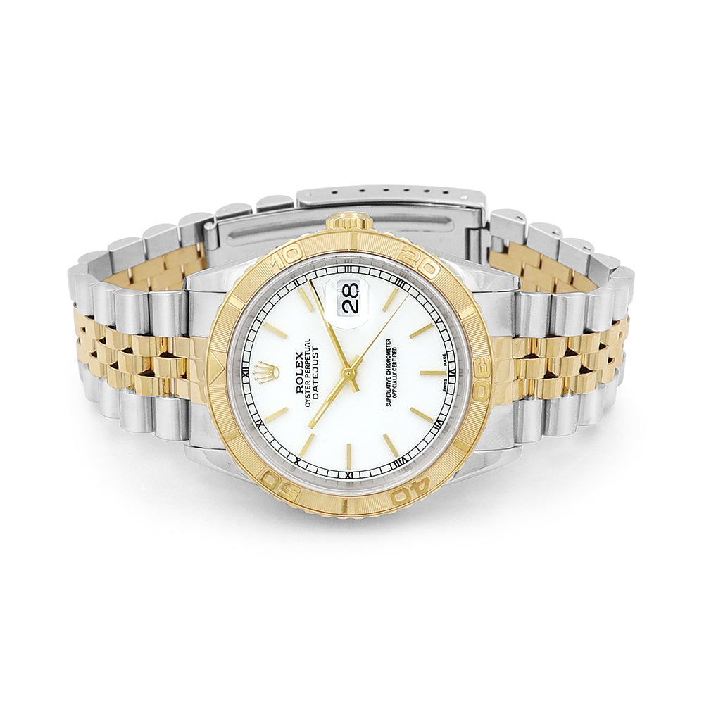 36mm Rolex Datejust Turn-O-Graph Bezel Watch 16263