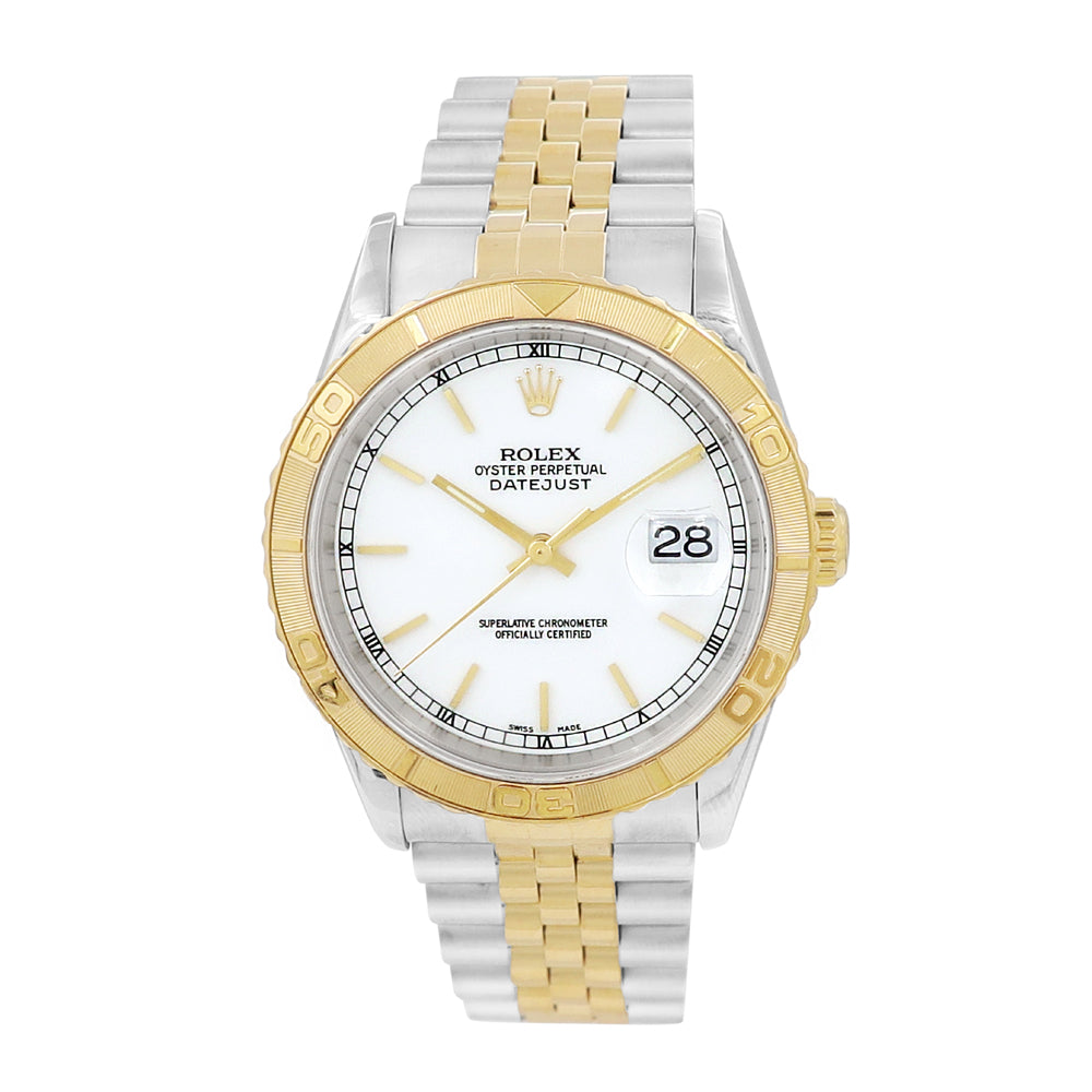 36mm Rolex Datejust Turn-O-Graph Bezel Watch 16263