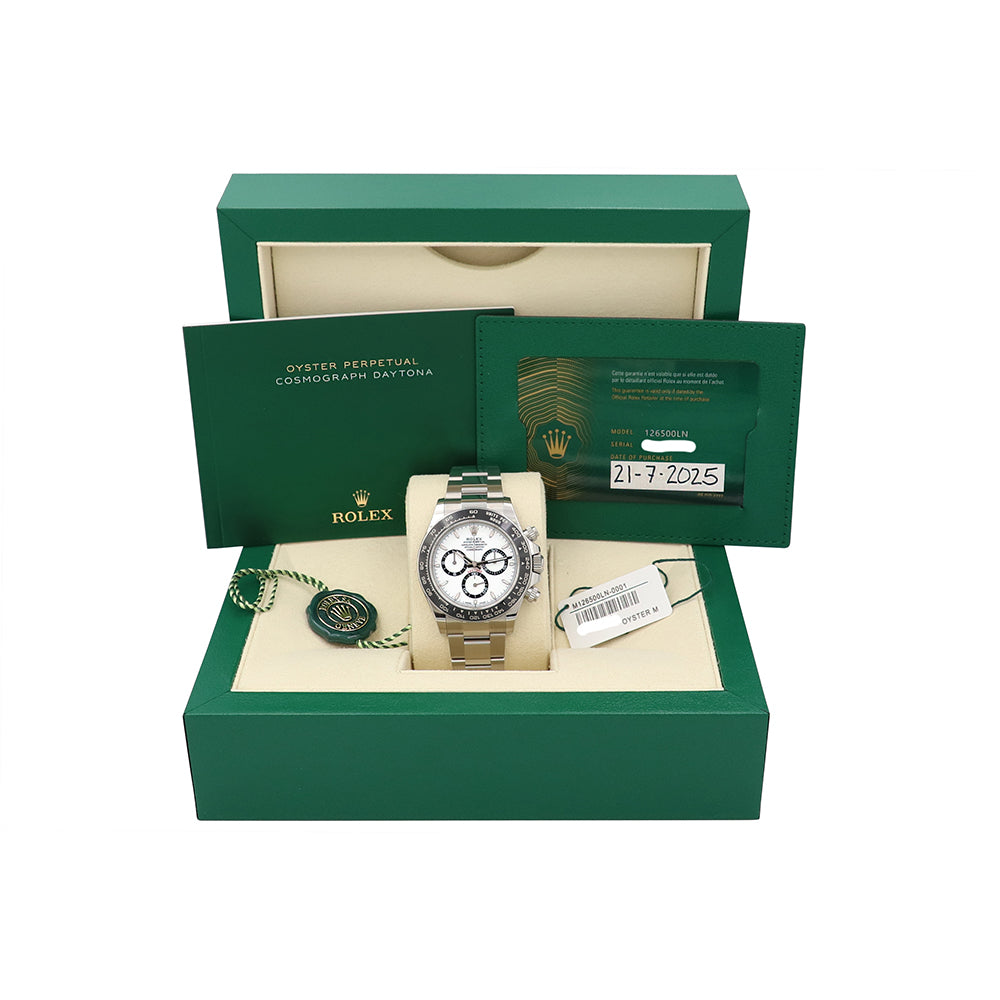 40mm Daytona PANDA NEW 2025 126500LN w/ BOX AND CARD
