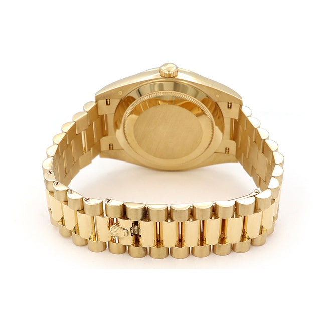 40mm 18k Yellow Gold Day-Date Watch Unworn W/ Box And paper 228238