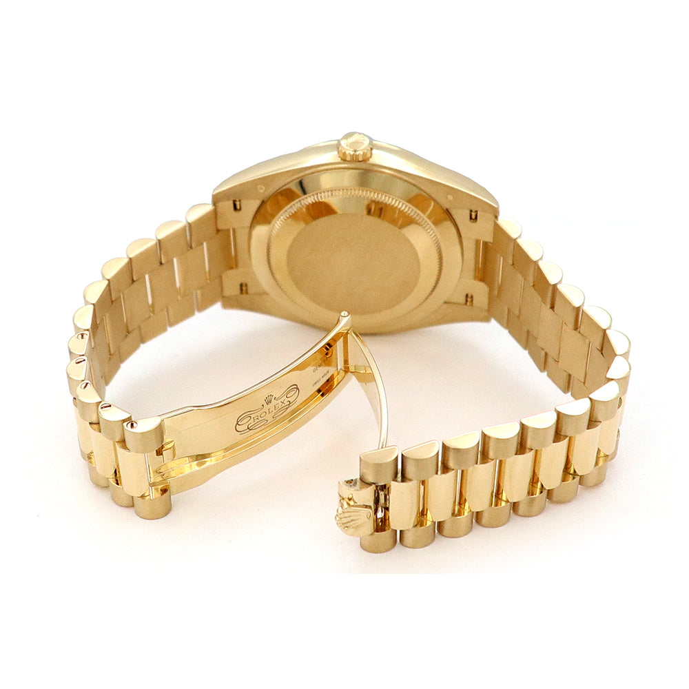 40mm 18k Yellow Gold Day-Date Watch Unworn W/ Box And paper 228238