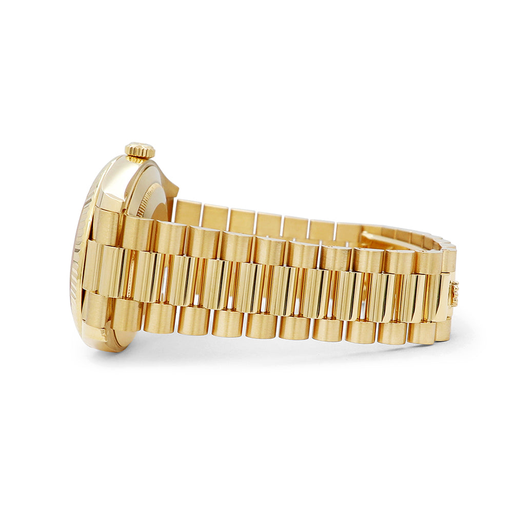 40mm 18k Yellow Gold Day-Date Watch Unworn W/ Box And paper 228238
