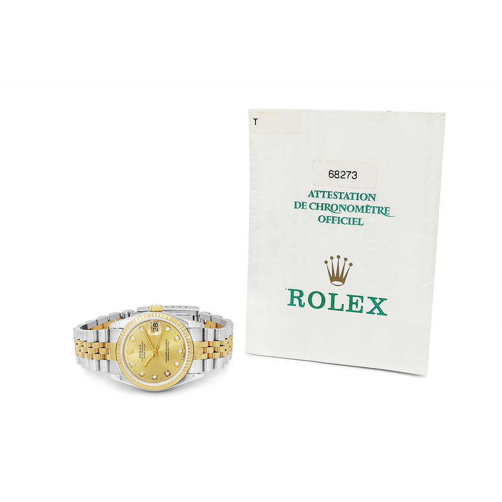 31mm Rolex Datejust Watch 68273