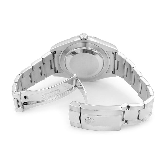 Datejust 41 Blue Roman Numeral Dial Watch 116334