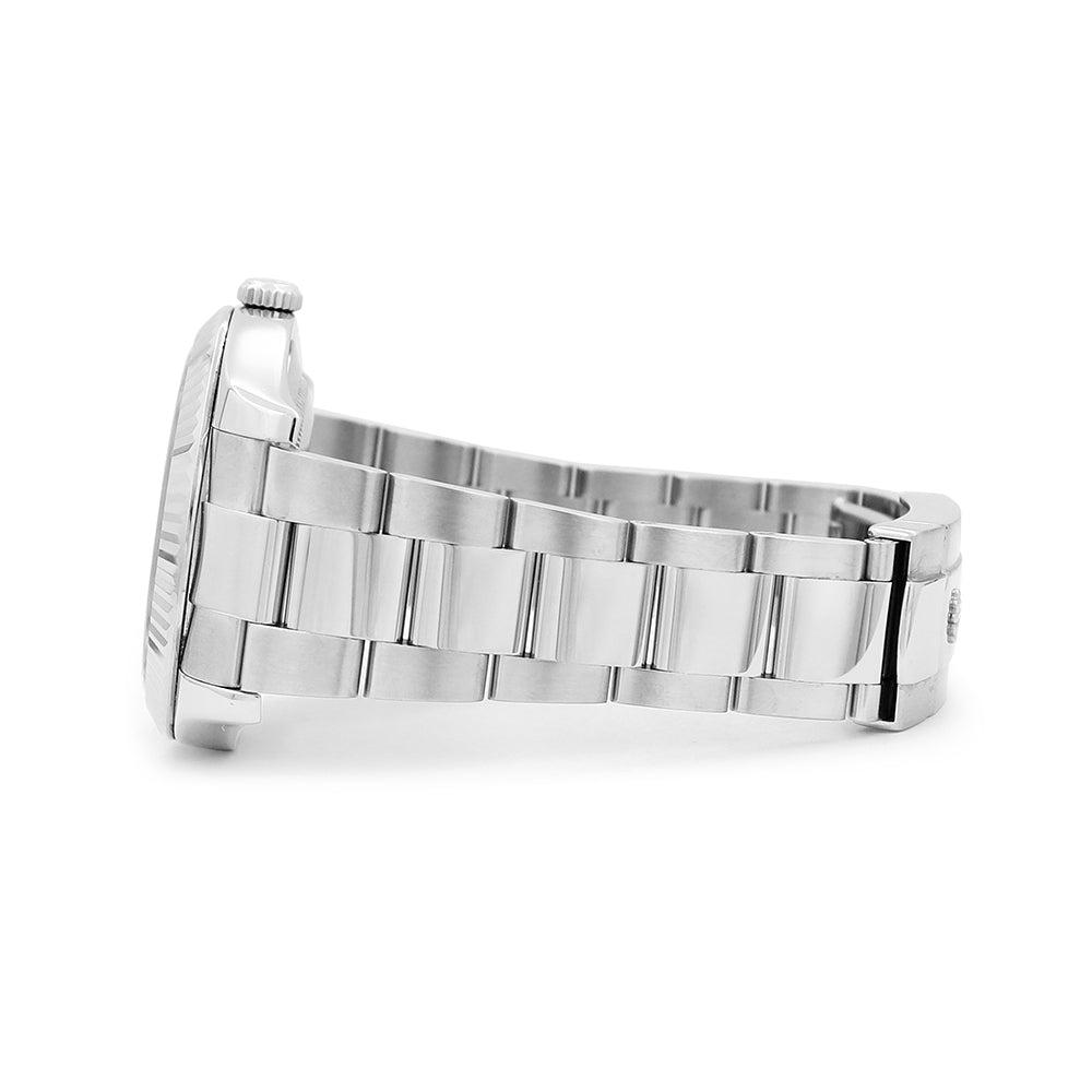 Datejust 41 Blue Roman Numeral Dial Watch 116334