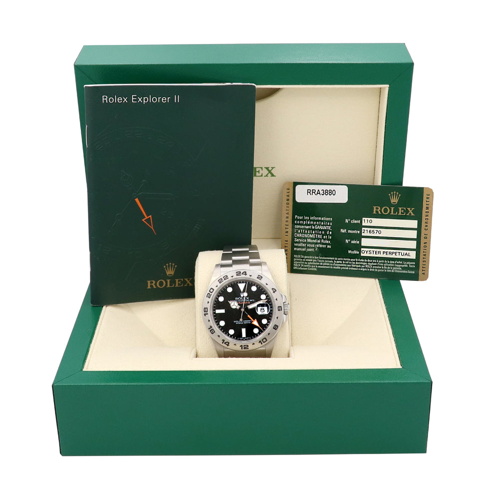 42mm Rolex Explorer II Watch 216570