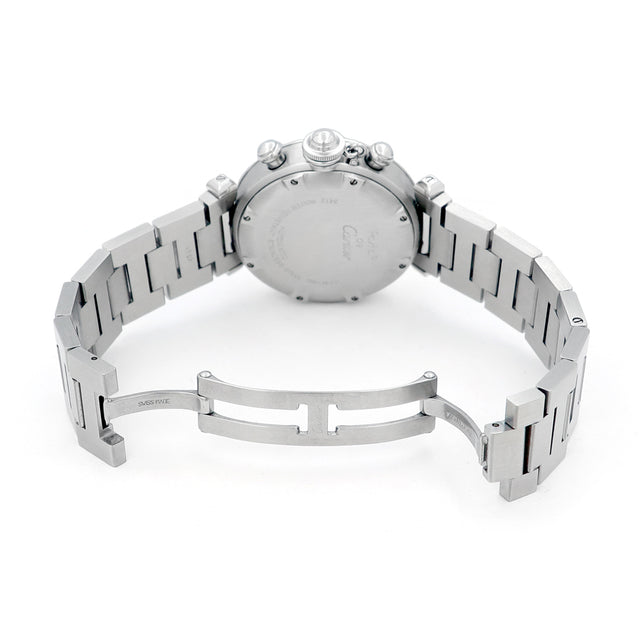 36mm Cartier Stainless Steel Pasha Chronograph Watch