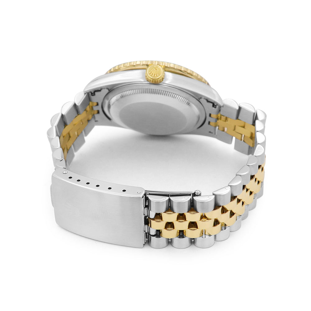 36mm Rolex 18k Yellow Gold and Stainless Steel Datejust Watch