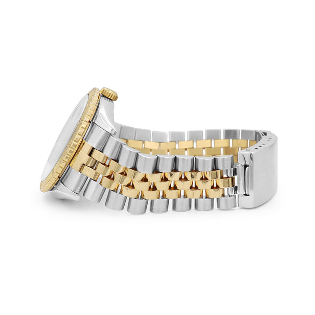 36mm Rolex 18k Yellow Gold and Stainless Steel Datejust Watch