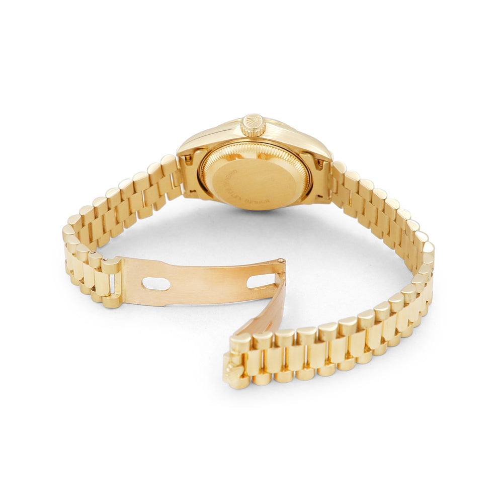 26mm Rolex 18k Yellow Gold Datejust Watch