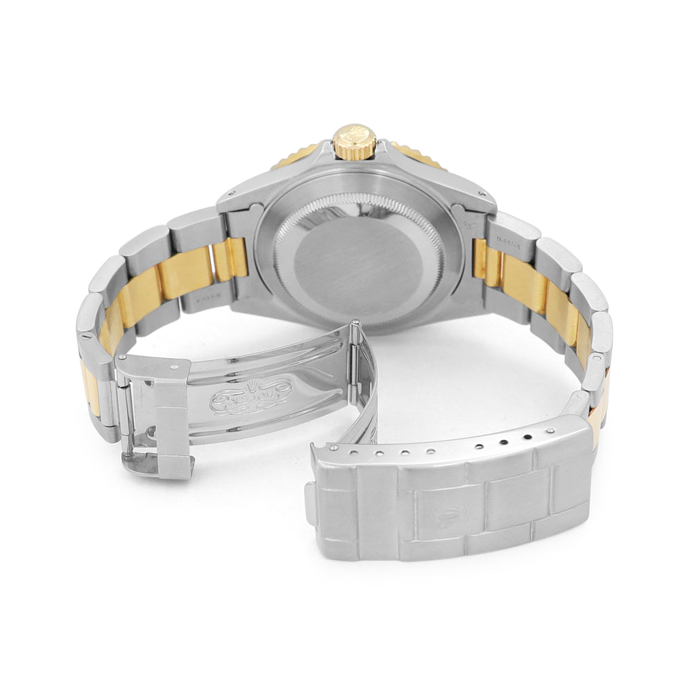 40mm Rolex 18k Yellow Gold and Stainless Steel Submariner Watch