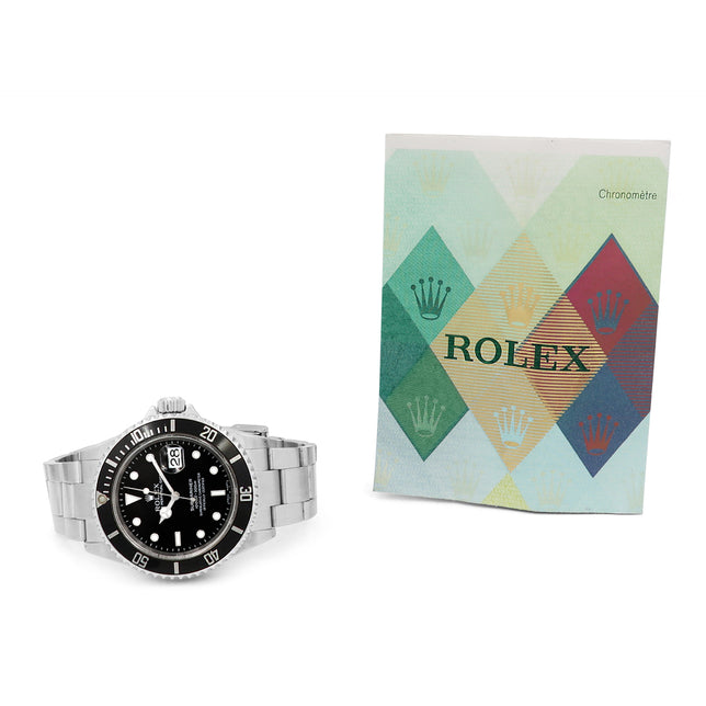 40mm Rolex Stainless Steel Submariner Date Watch