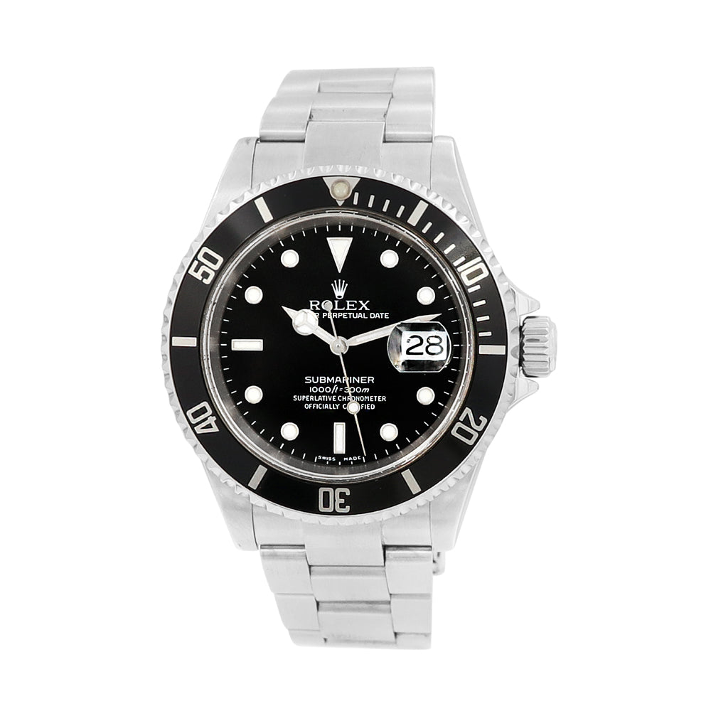 40mm Rolex Stainless Steel Submariner Date Watch