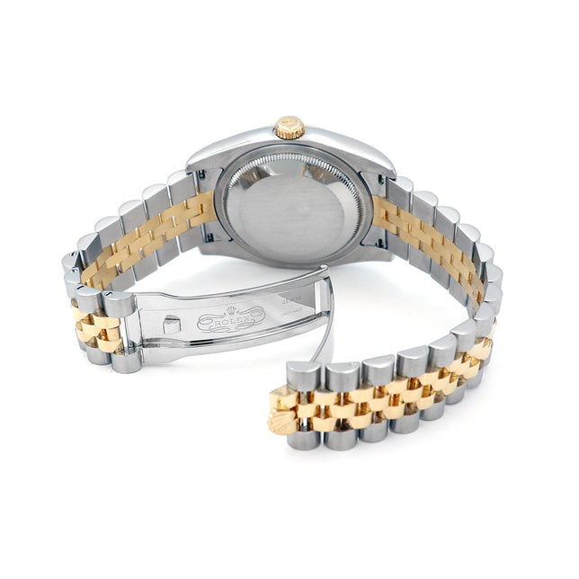 Rolex 36mm 18k Yellow Gold & Steel Datejust 116233 Champagne Dial