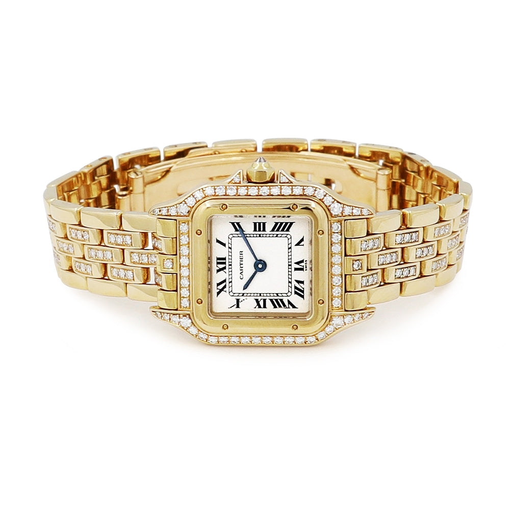 Small Cartier 18K Yellow Gold Panthere de Cartier Watch