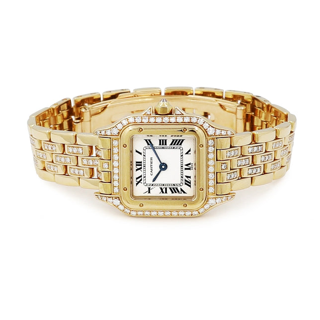 Small Cartier 18K Yellow Gold Panthere de Cartier Watch